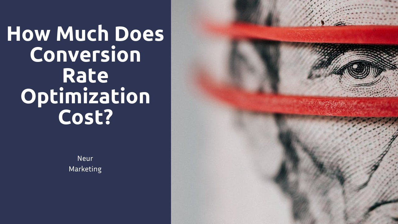 How much does conversion rate optimization cost?